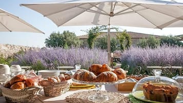 Blick von der Unterkunft