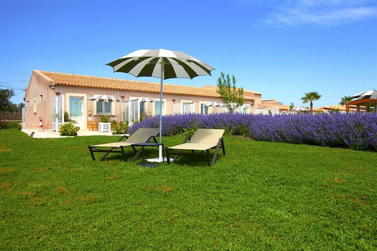 Double Room, Terrace, Garden Area | Premium bedding, minibar, in-room safe, desk