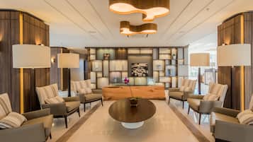 Sala de estar en el lobby