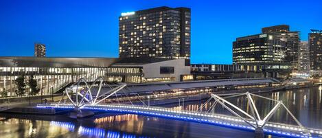 Blick von der Unterkunft