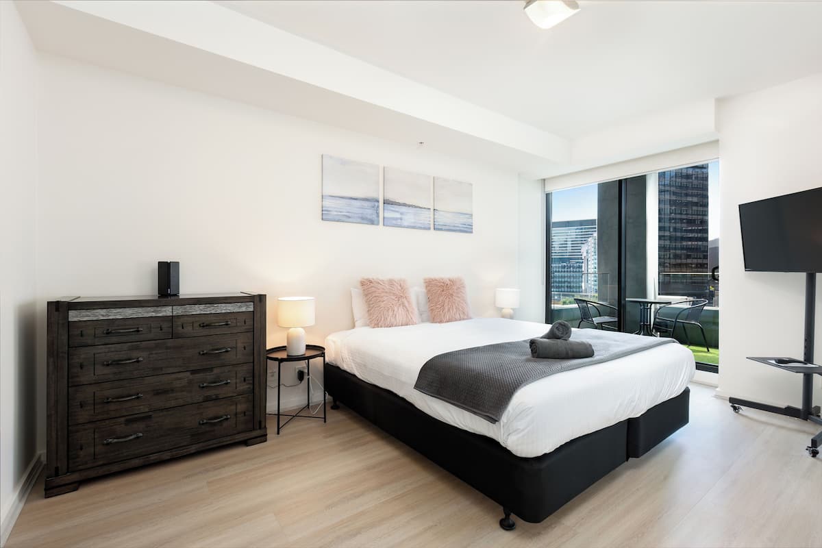 3 Bedroom 2 Bath Standard Apartment | 3 bedrooms, blackout drapes, soundproofing, iron/ironing board