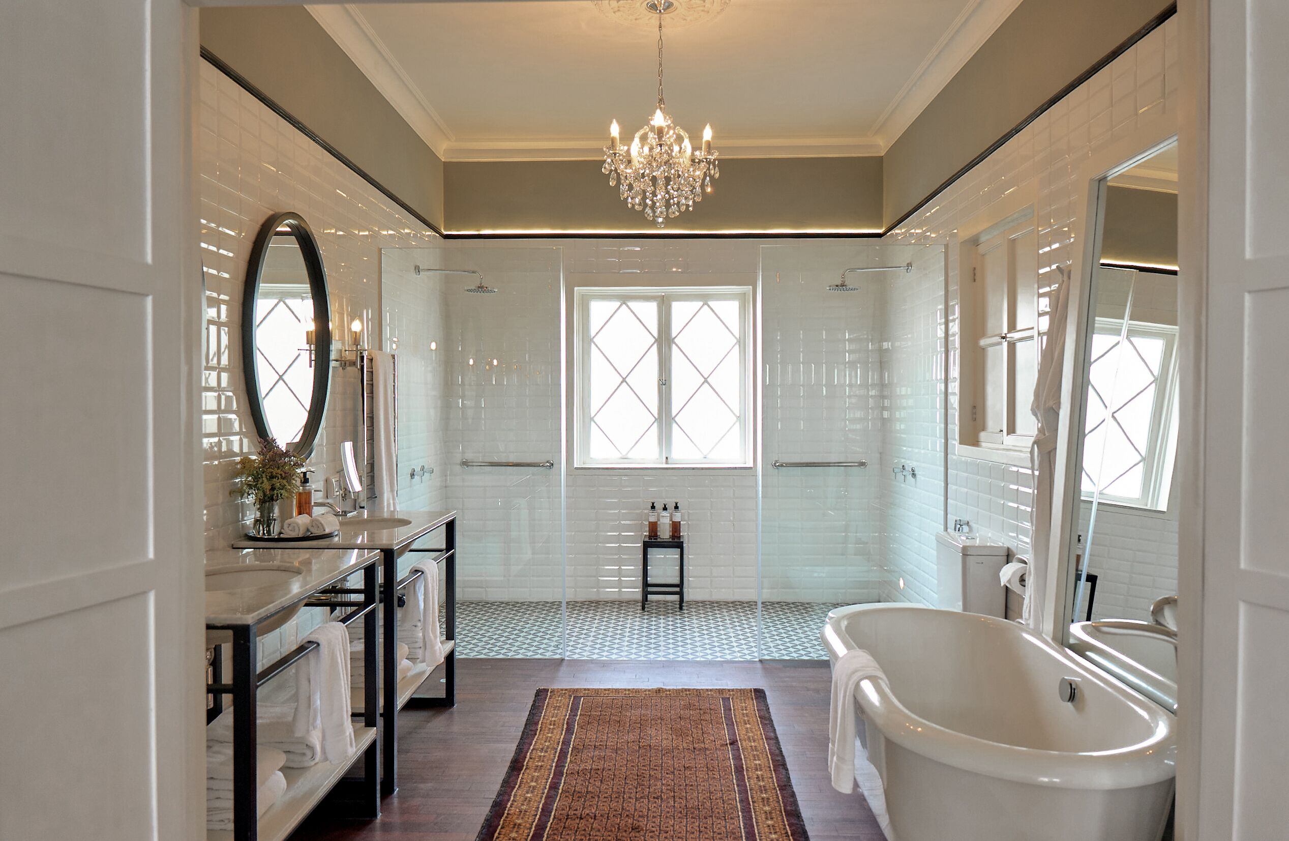 superior room, 1 king bed (grand) | bathroom | shower, free toiletries, slippers, towels