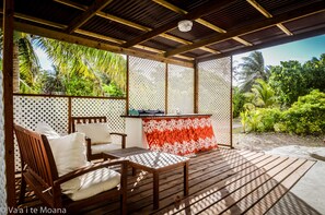 Terrace/patio - Va'a i te Moana (Rangiroa)