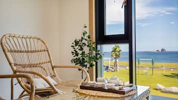 Familjerum - havsutsikt | Utsikt mot havet/stranden