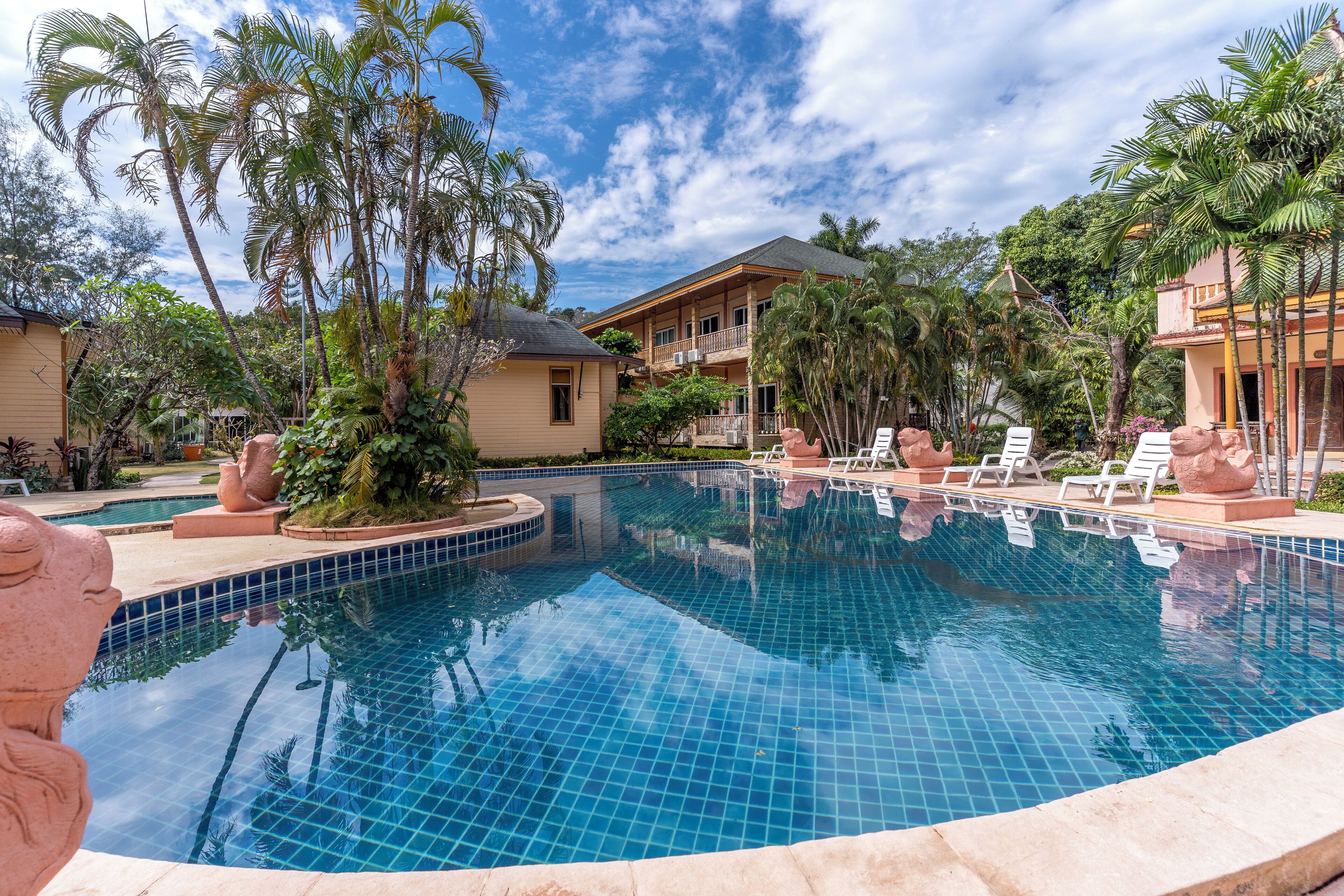 Villa Twin Room with Pool View | 客房内保险箱、办公桌、免费婴儿床、折叠床/加床（额外收费）