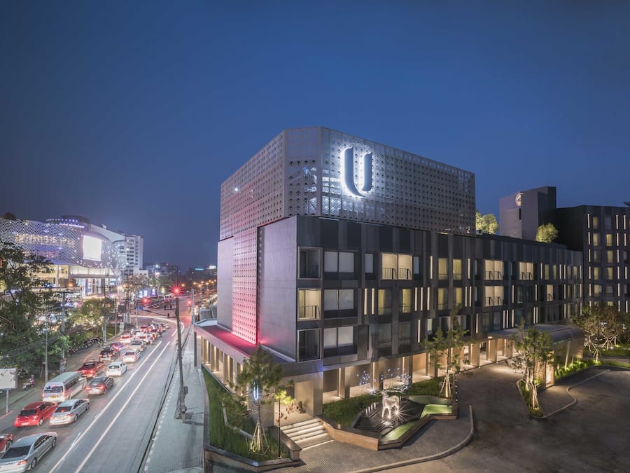 Front of property - evening/night