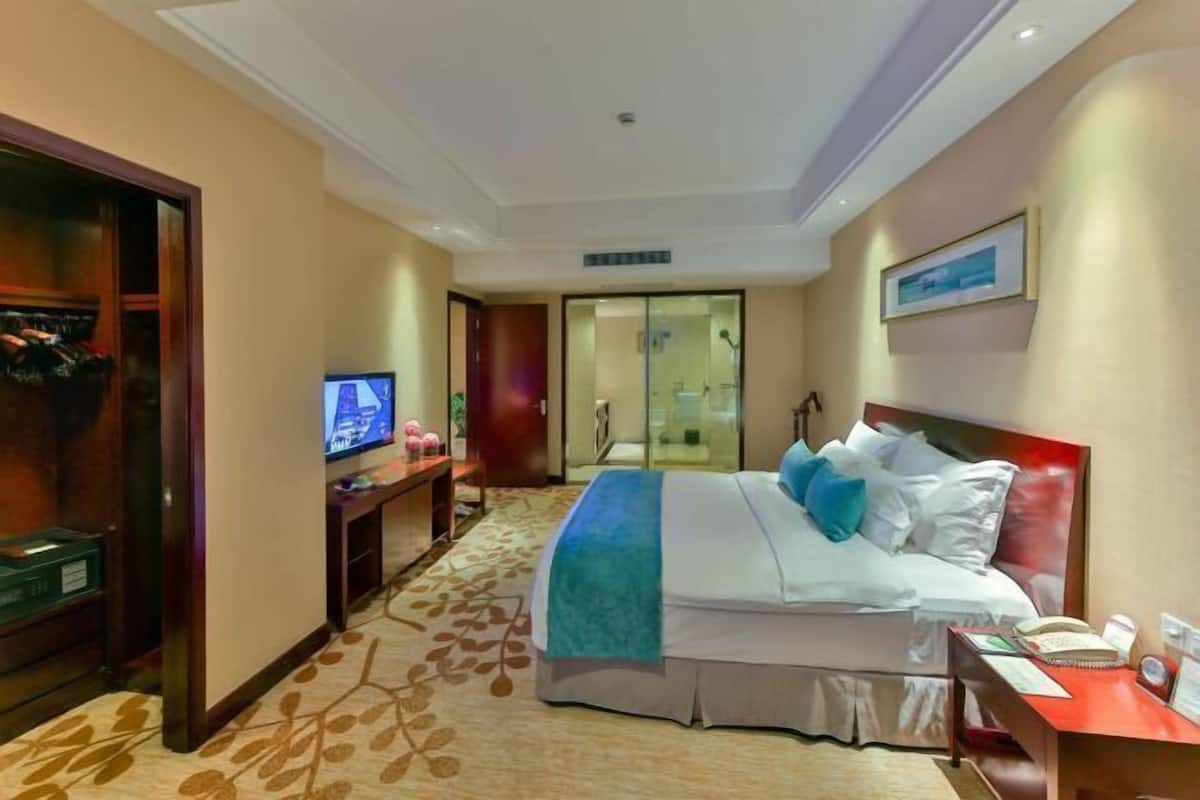 Ropa de cama de alta calidad y minibar