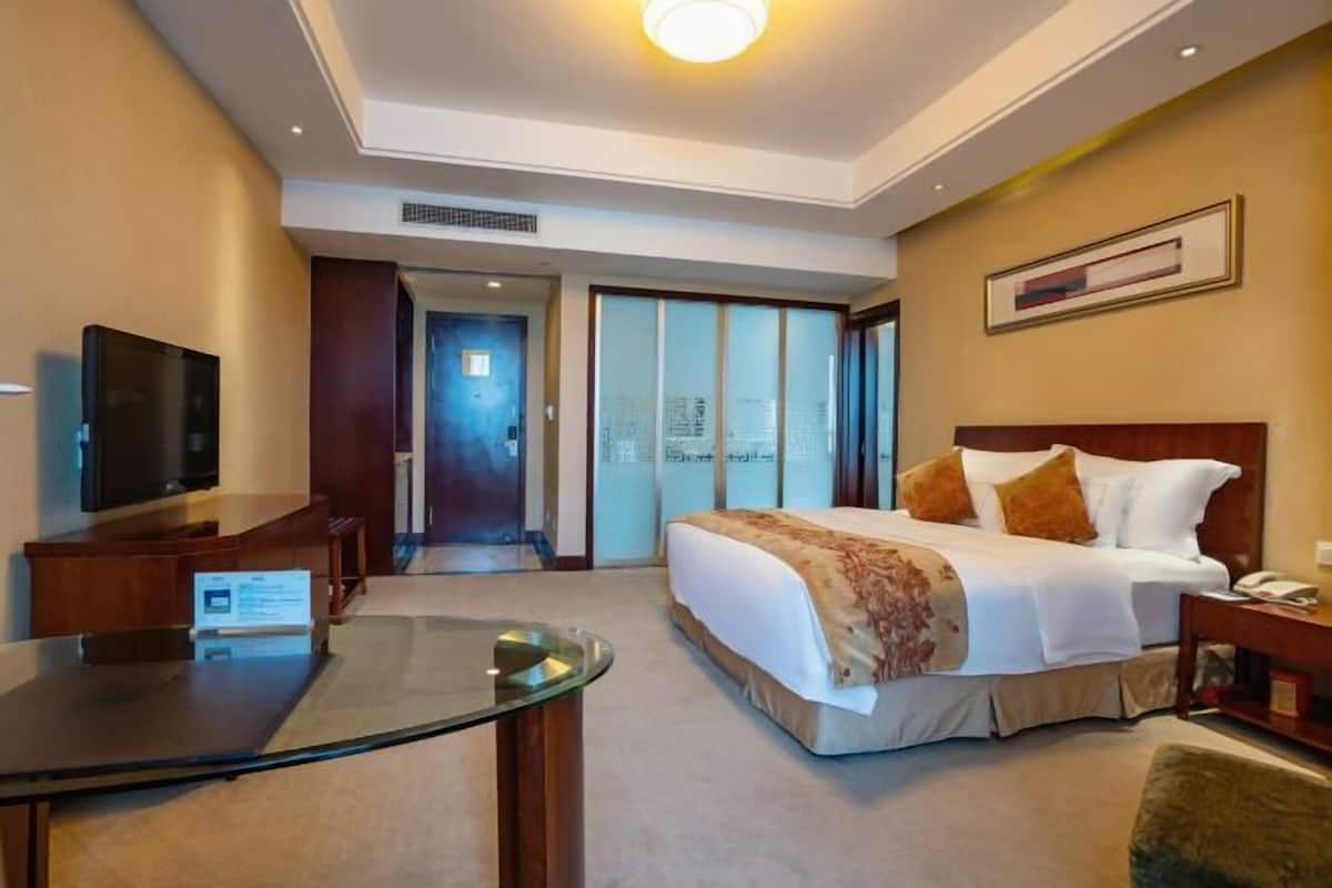 Ropa de cama de alta calidad y minibar