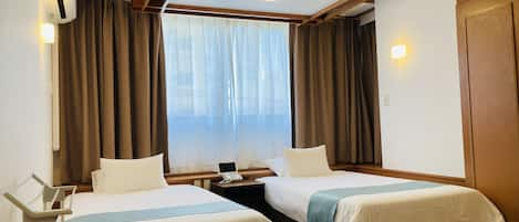 Japanese Western with 2 Semi-Double Beds, Non-Smoking | Blackout drapes, iron/ironing board, free WiFi, bed sheets