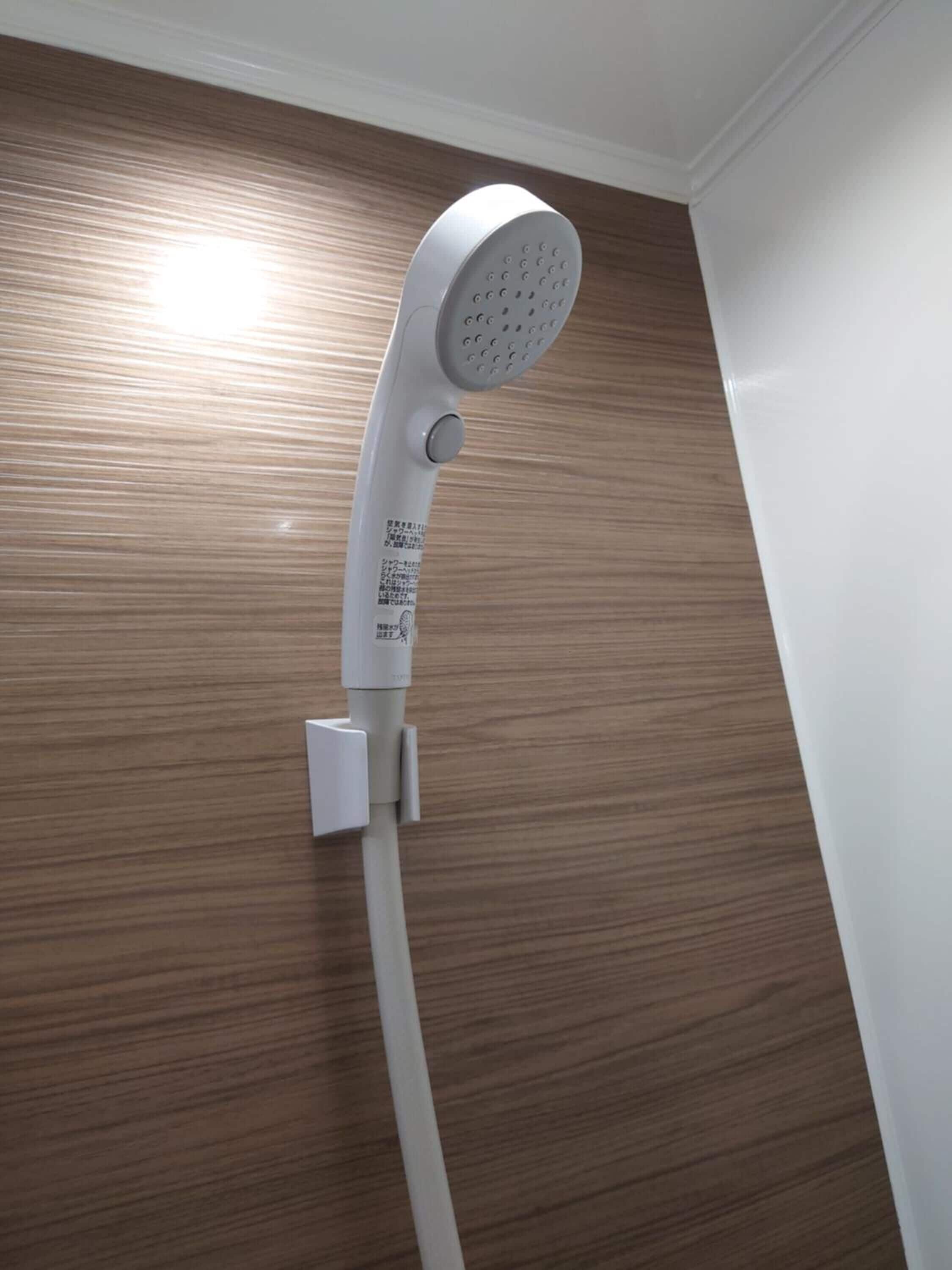 combined shower/bathtub, free toiletries, hair dryer, bathrobes