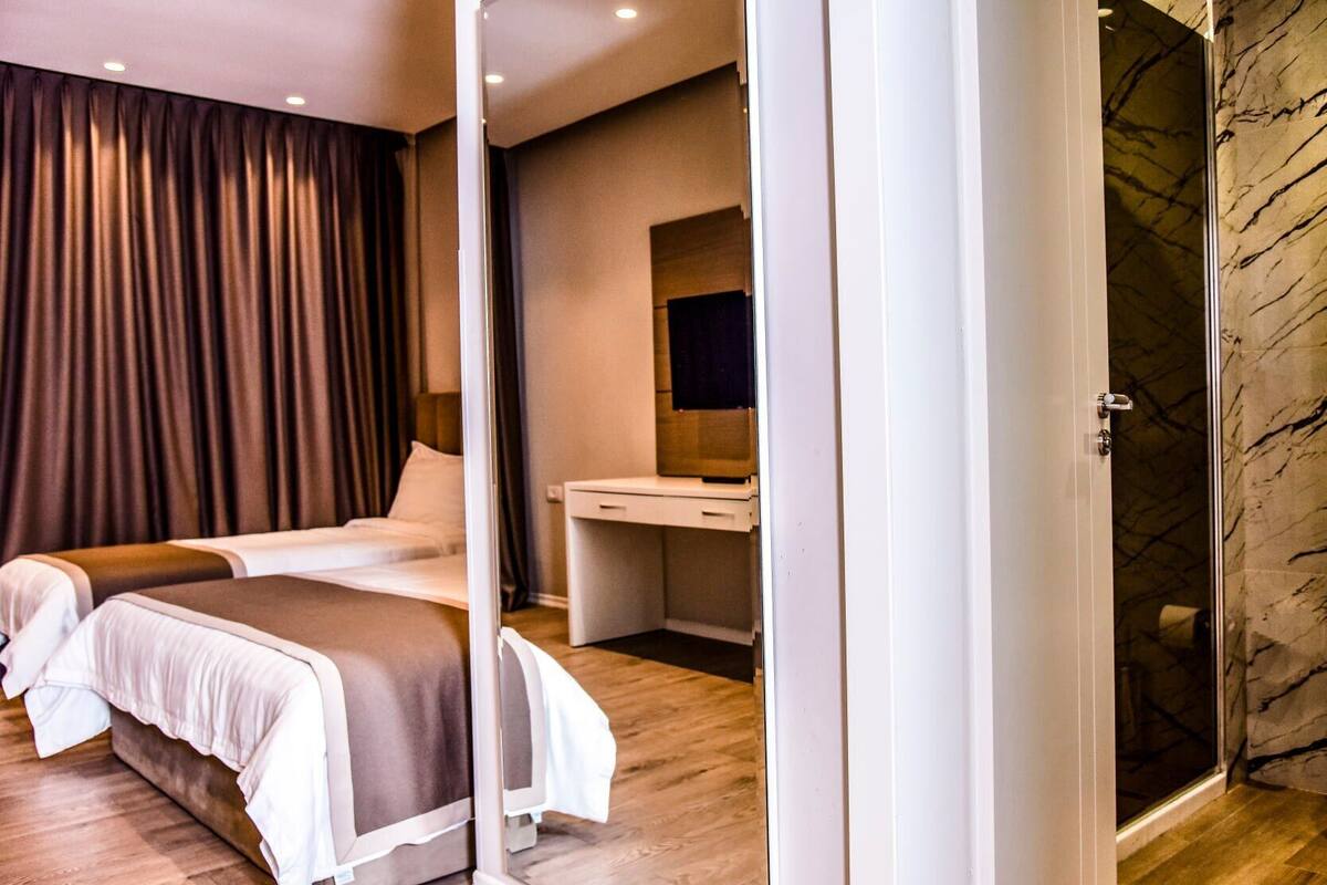 Peralatan tempat tidur premium, gebar bulu kapas, busa memori, bar mini