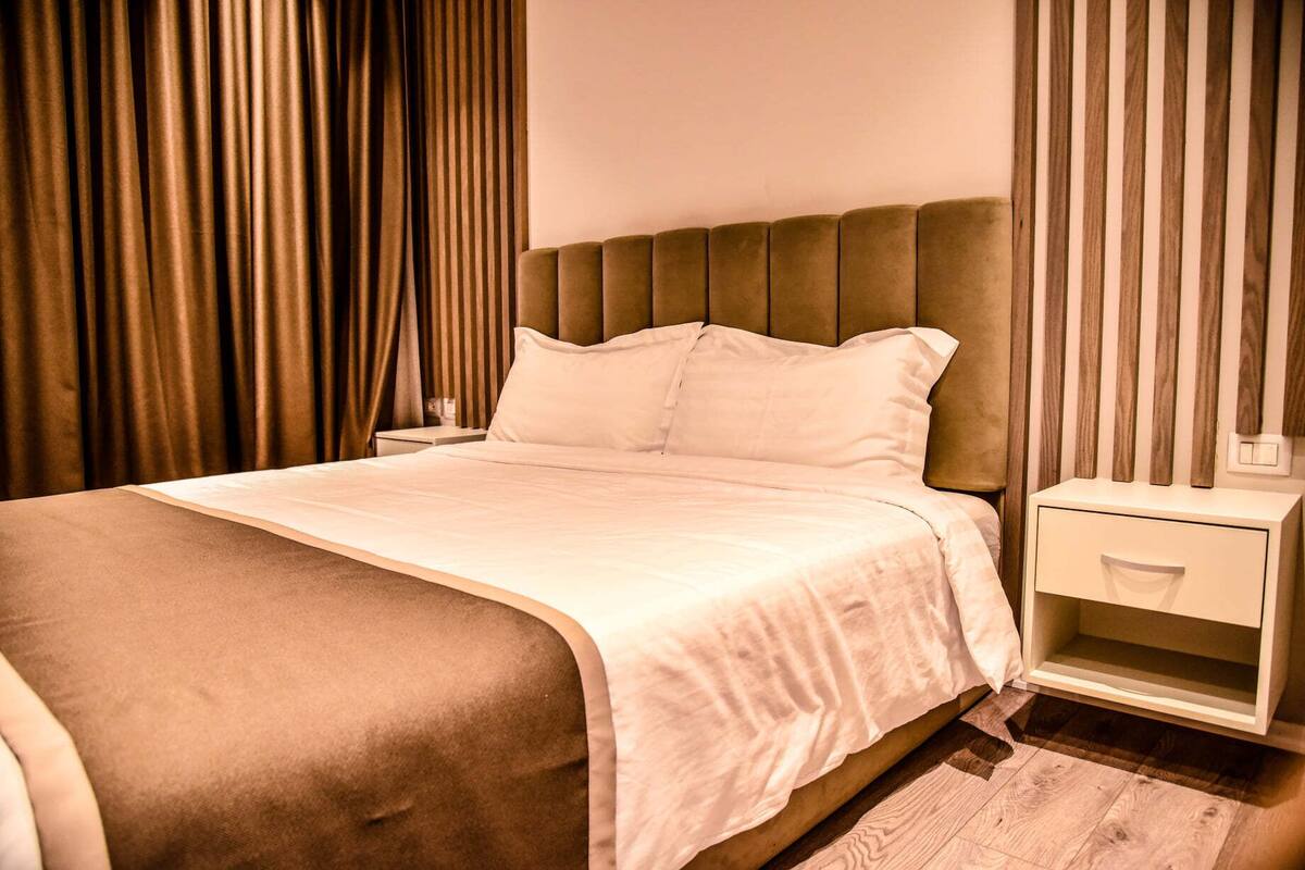 Peralatan tempat tidur premium, gebar bulu kapas, busa memori, bar mini
