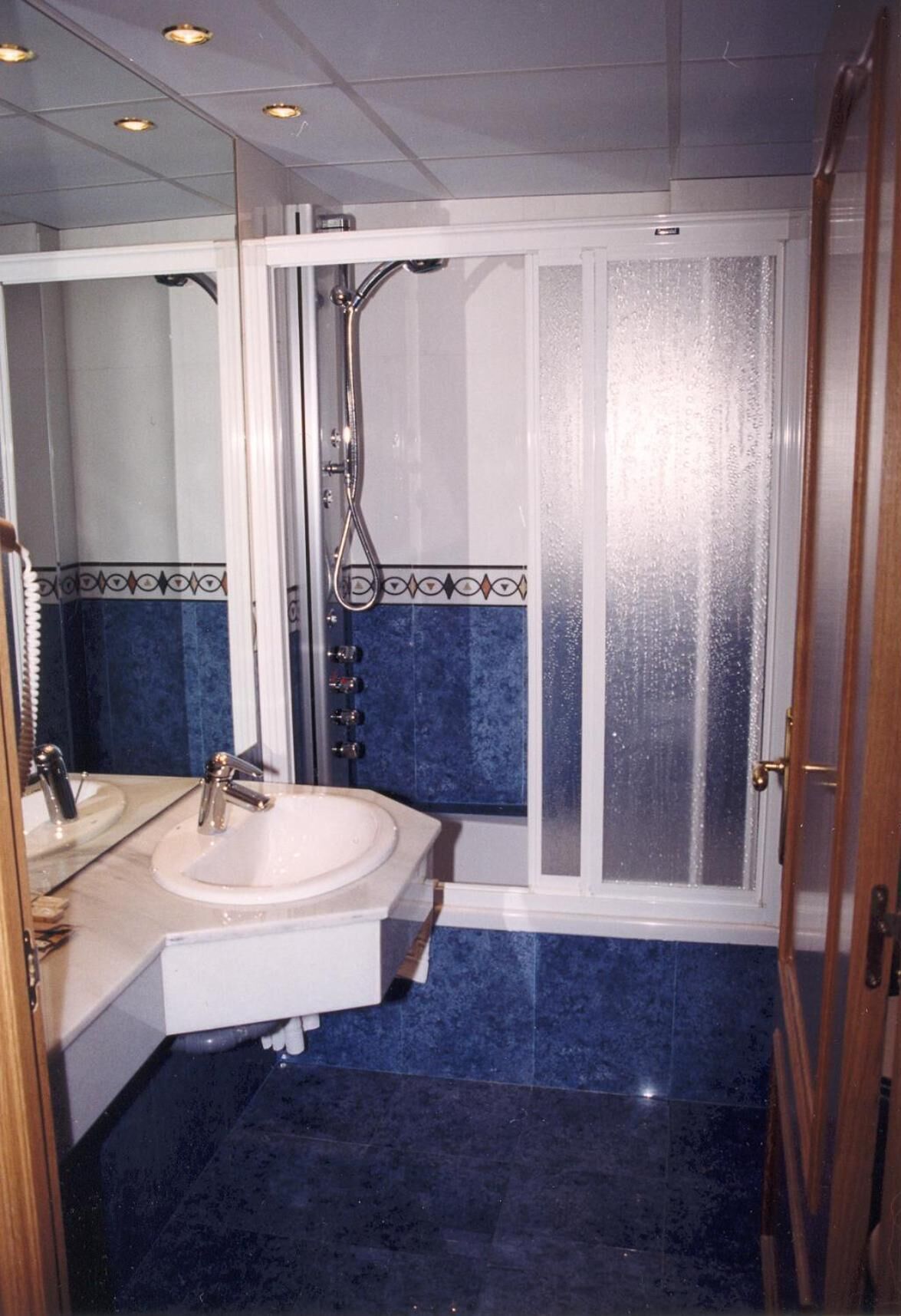 free toiletries, hair dryer, towels