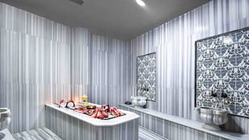 Sauna, hot springs, Turkish bath, facials, 2 treatment rooms