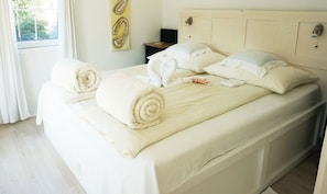 Appartement | 2 slaapkamers, luxe beddengoed, donsdekens, pillowtop-bedden