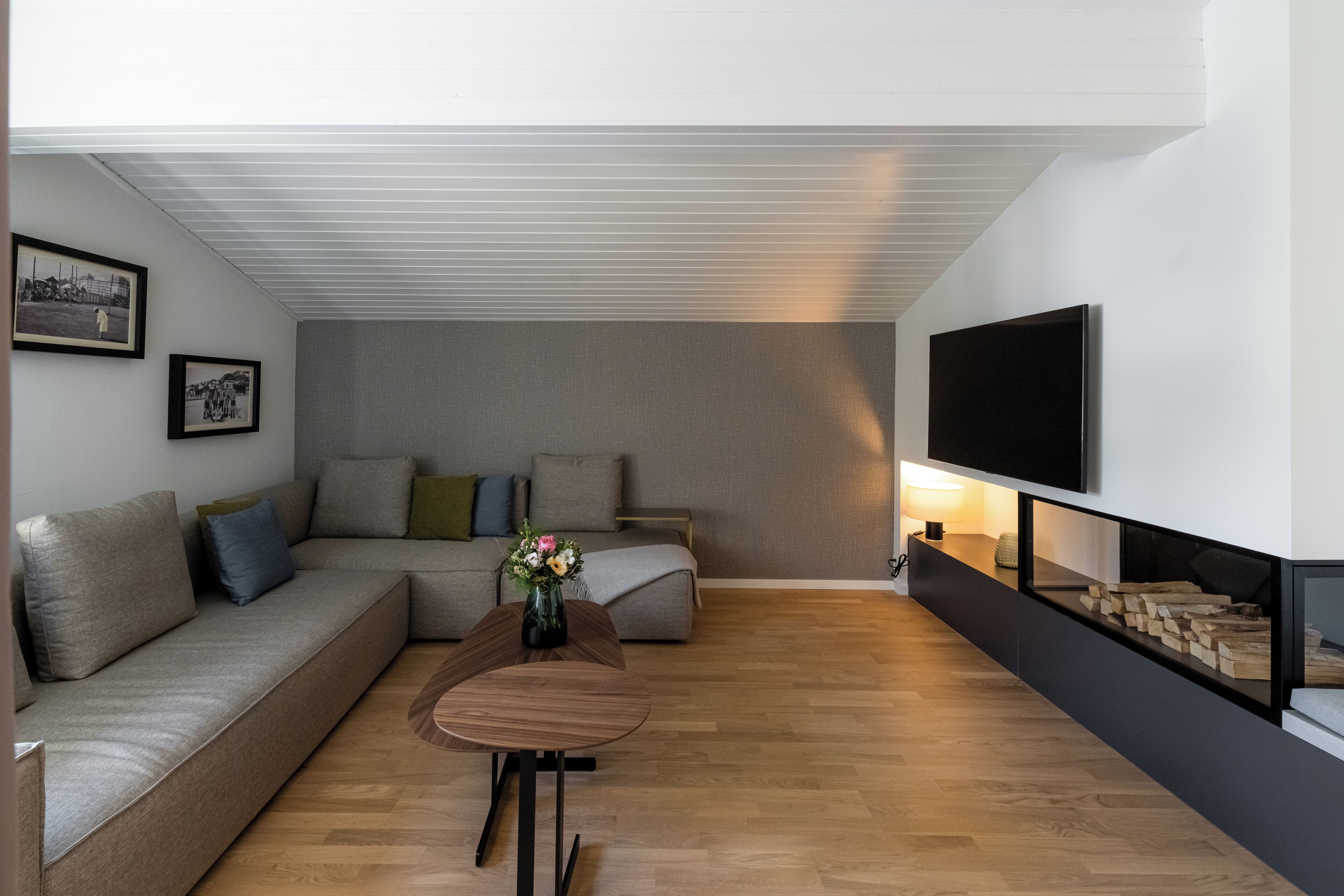 room, 1 double bed (the east side apartment) | living area | flat-screen tv