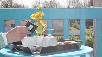 Standard Double Room, 1 Double Bed, River View | Terrace/patio