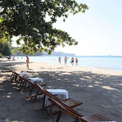 On the beach