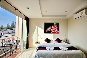 Deluxe Double Room | Minibar, in-room safe, blackout drapes, free WiFi - At Kamala Hotel (Kamala)