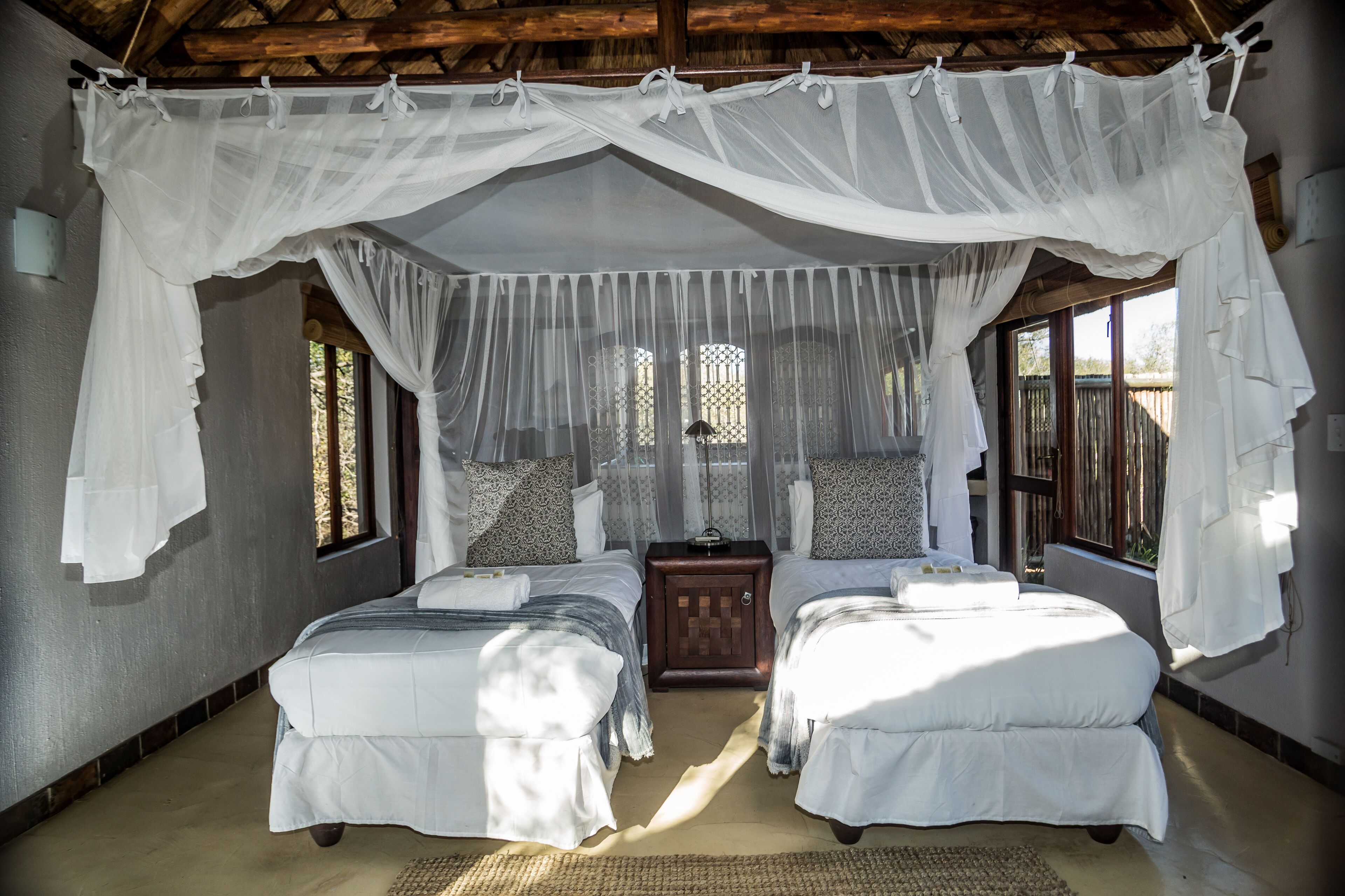 Standard-Bungalow, 2 Schlafzimmer | 1 Schlafzimmer, kostenloses WLAN, Bettwäsche
