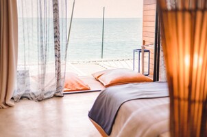 Häämatkahuone | Pimennysverhot, ilmainen Wi-Fi, vuodevaatteet