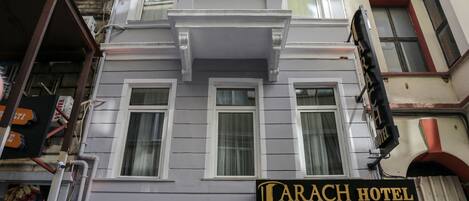 Voorkant van accommodatie