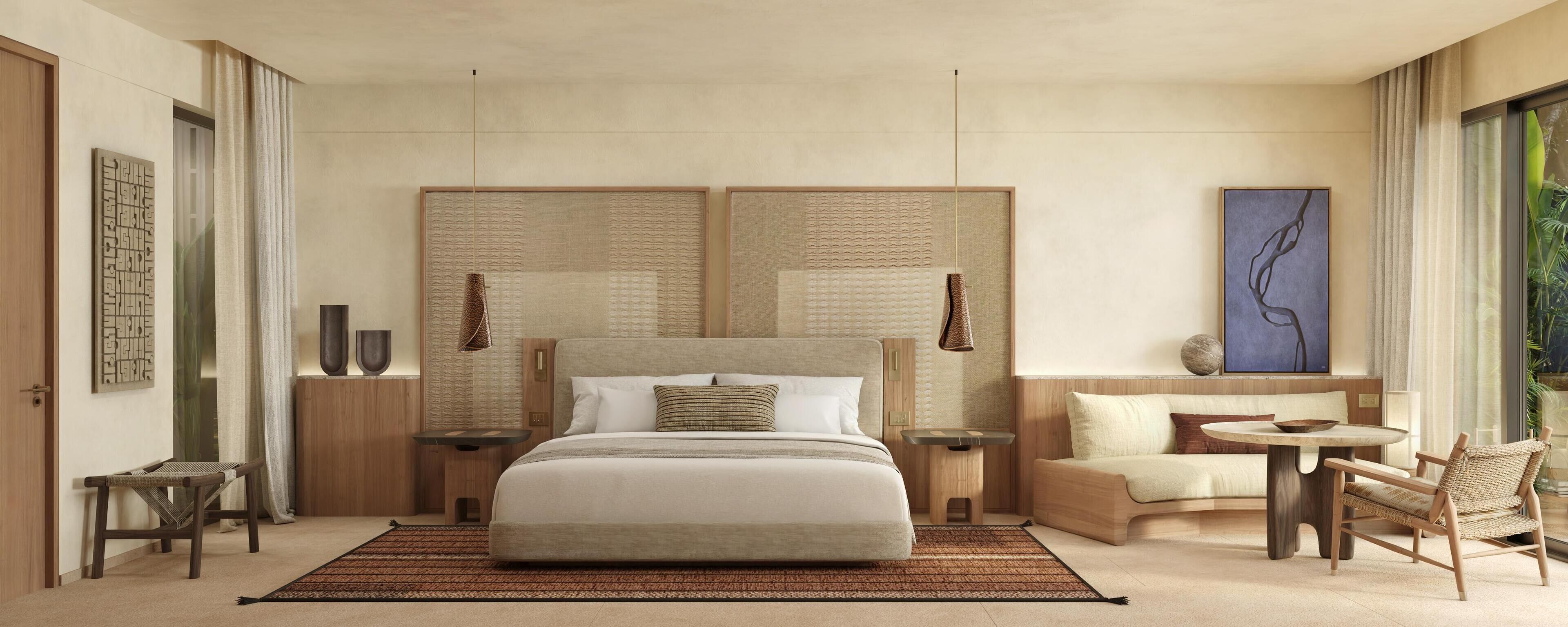 Room, 2 Double Beds (Lagoon Area) | Premium bedding, free minibar items, in-room safe, laptop workspace