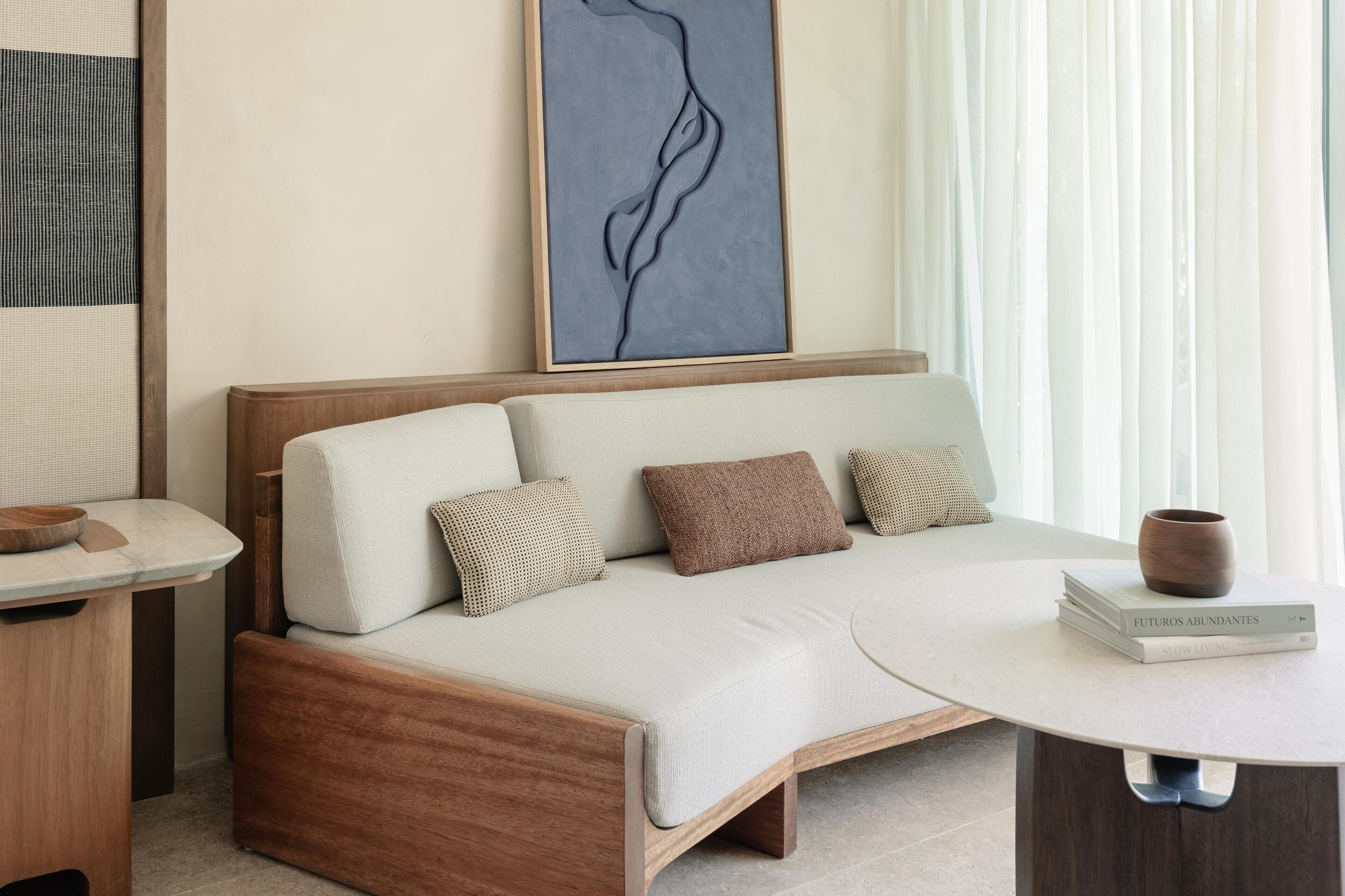 Premium bedding, free minibar items, in-room safe
