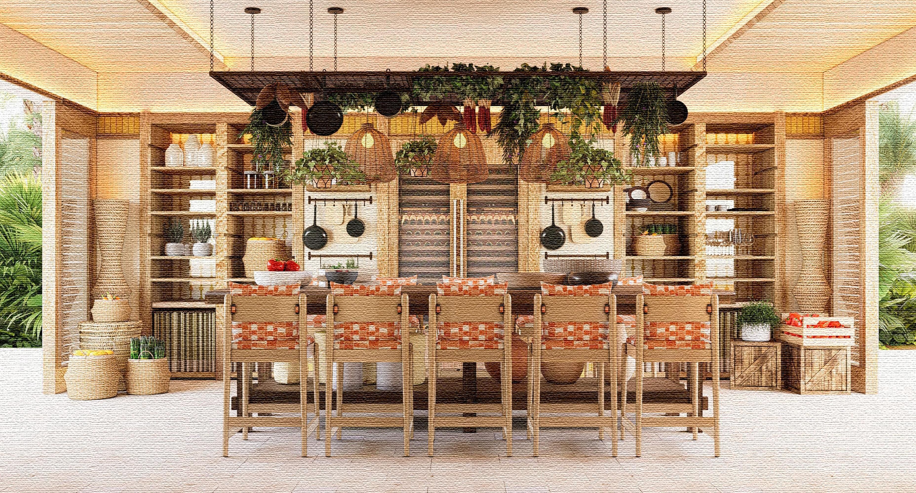 4 restaurantes; se sirven cenas y cocina mexicana 