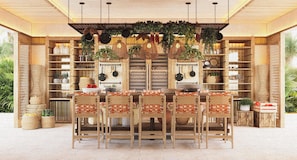 4 restaurants, dinner served, Mexican cuisine