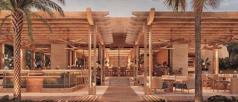 4 restoran, makan malam dihidangkan, masakan Mexico