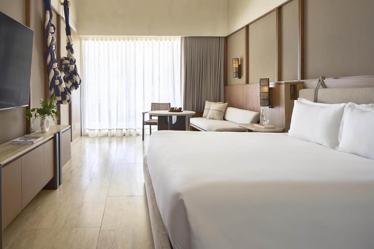 Premium bedding, minibar (some free items), in-room safe