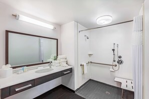 Bathroom shower - Hampton Inn & Suites Houston I-10 West Park Row (Houston)