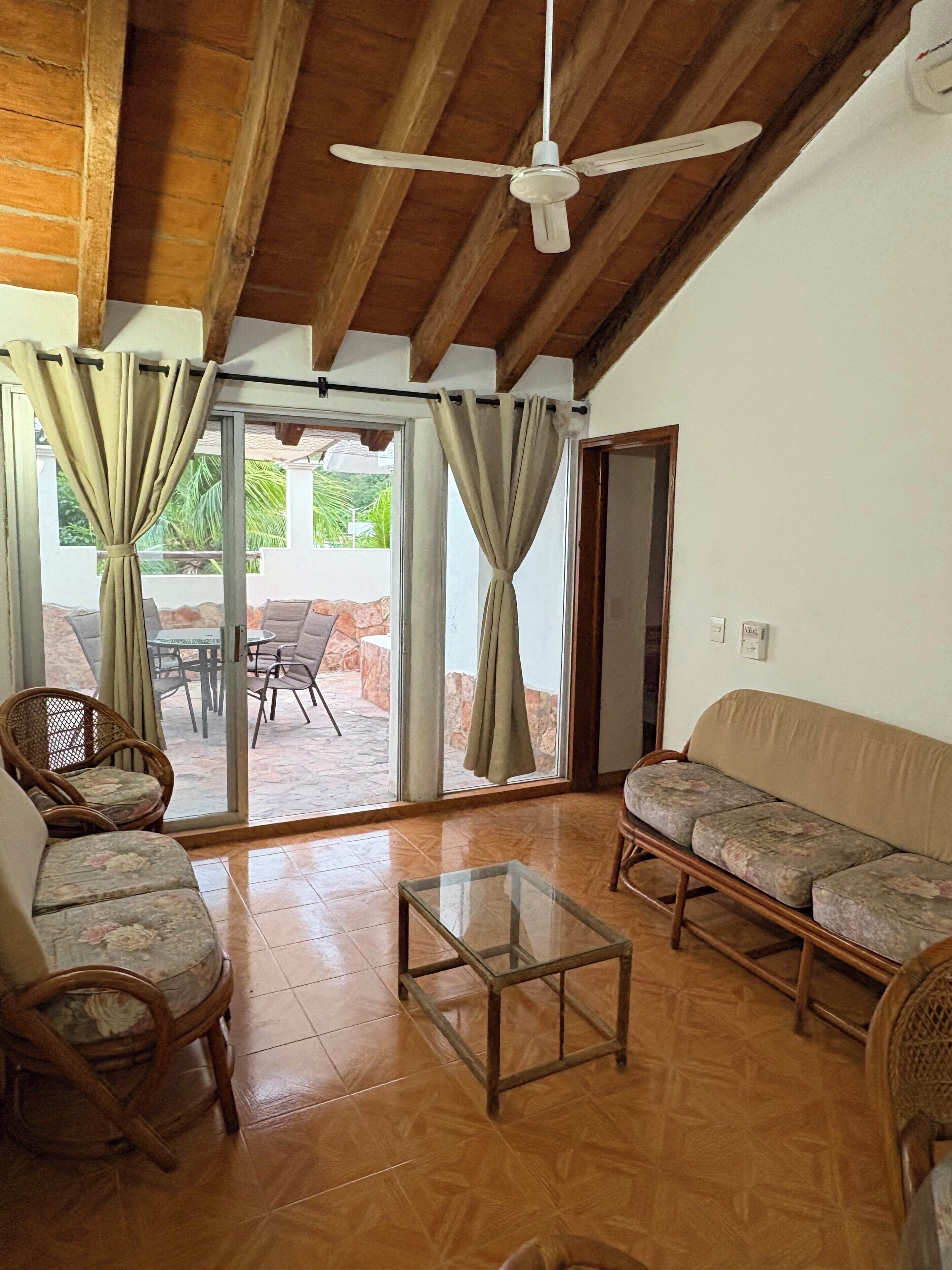 Family Apartment, 2 Bedrooms, Terrace | Premium bedding, down comforters, memory foam beds, desk