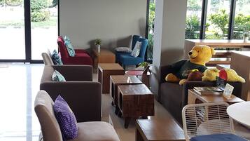 Sala de estar en el lobby