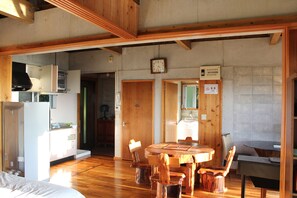Private kitchen - PANORAMA Ocean View Cottage (Motobu)
