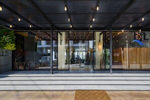 Entrée de l’hébergement