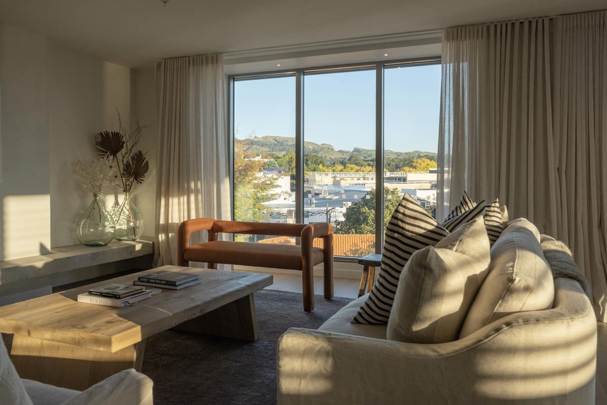 Porters Three Bedroom Apartment | Living area | 50-inch flat-screen TV with digital channels, TV