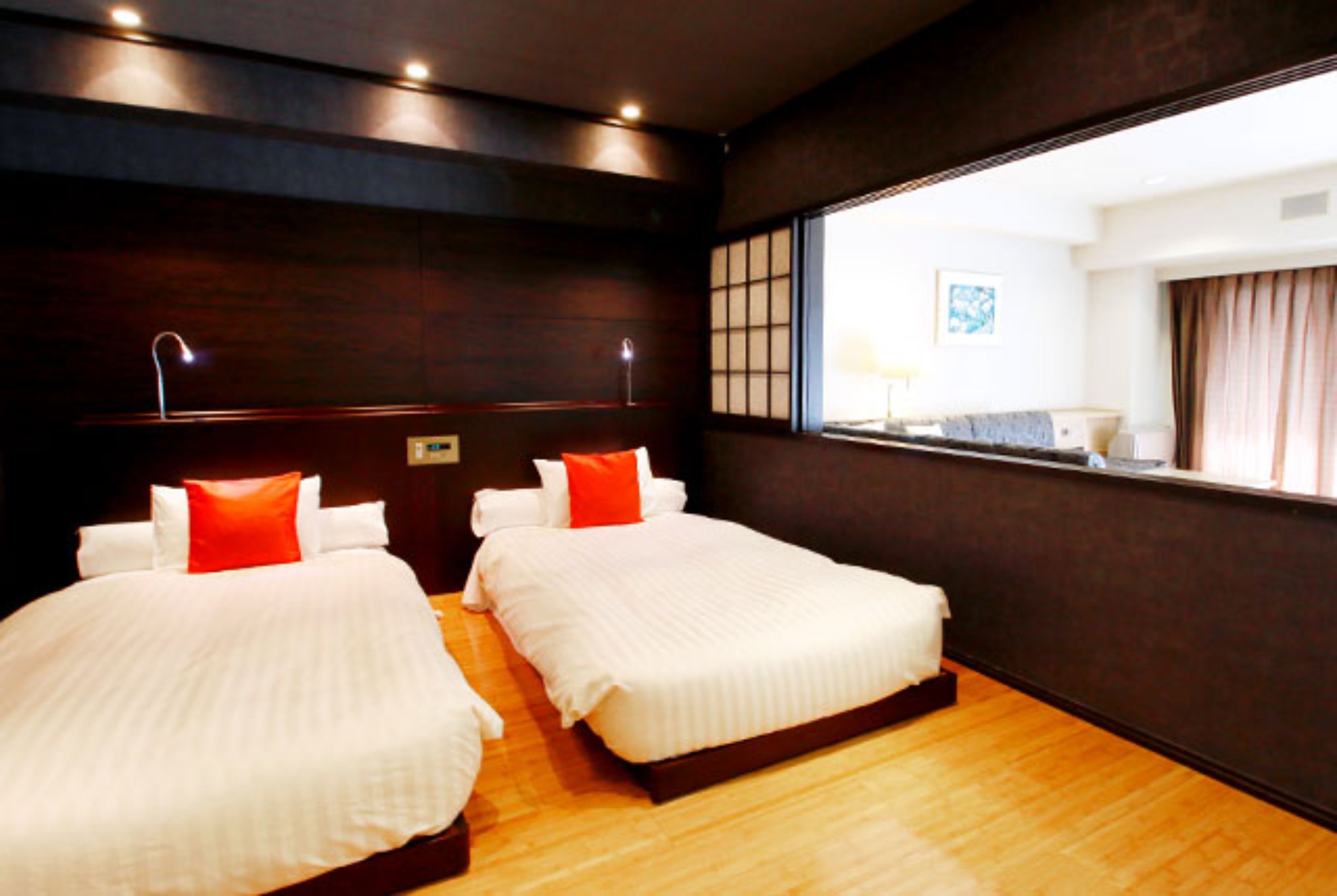 deluxe japanese western room non smoking | desk, blackout curtains, iron/ironing board, free wifi