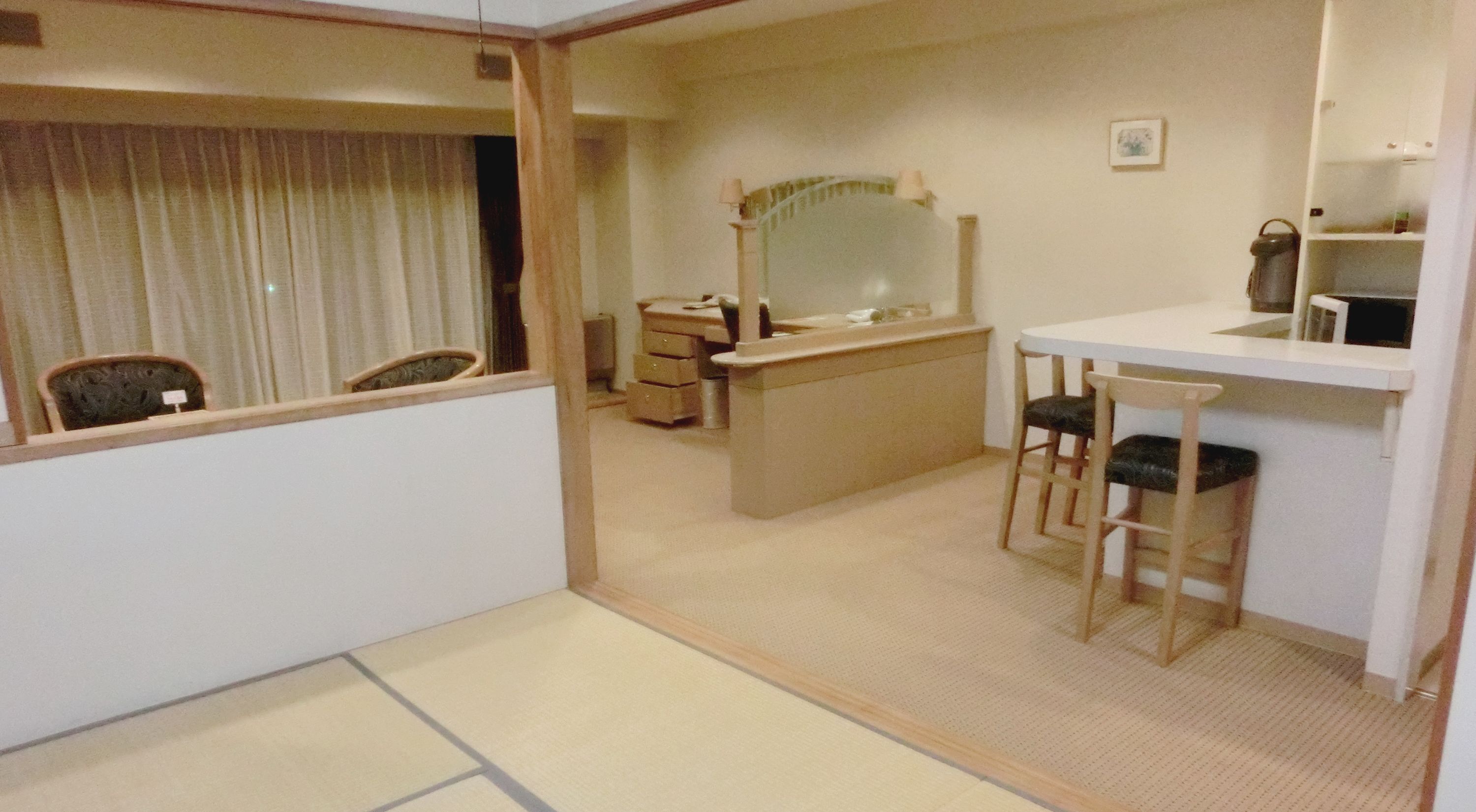 desk, blackout curtains, iron/ironing board, free wifi