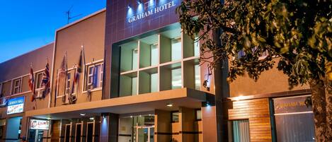 Front of property - evening/night