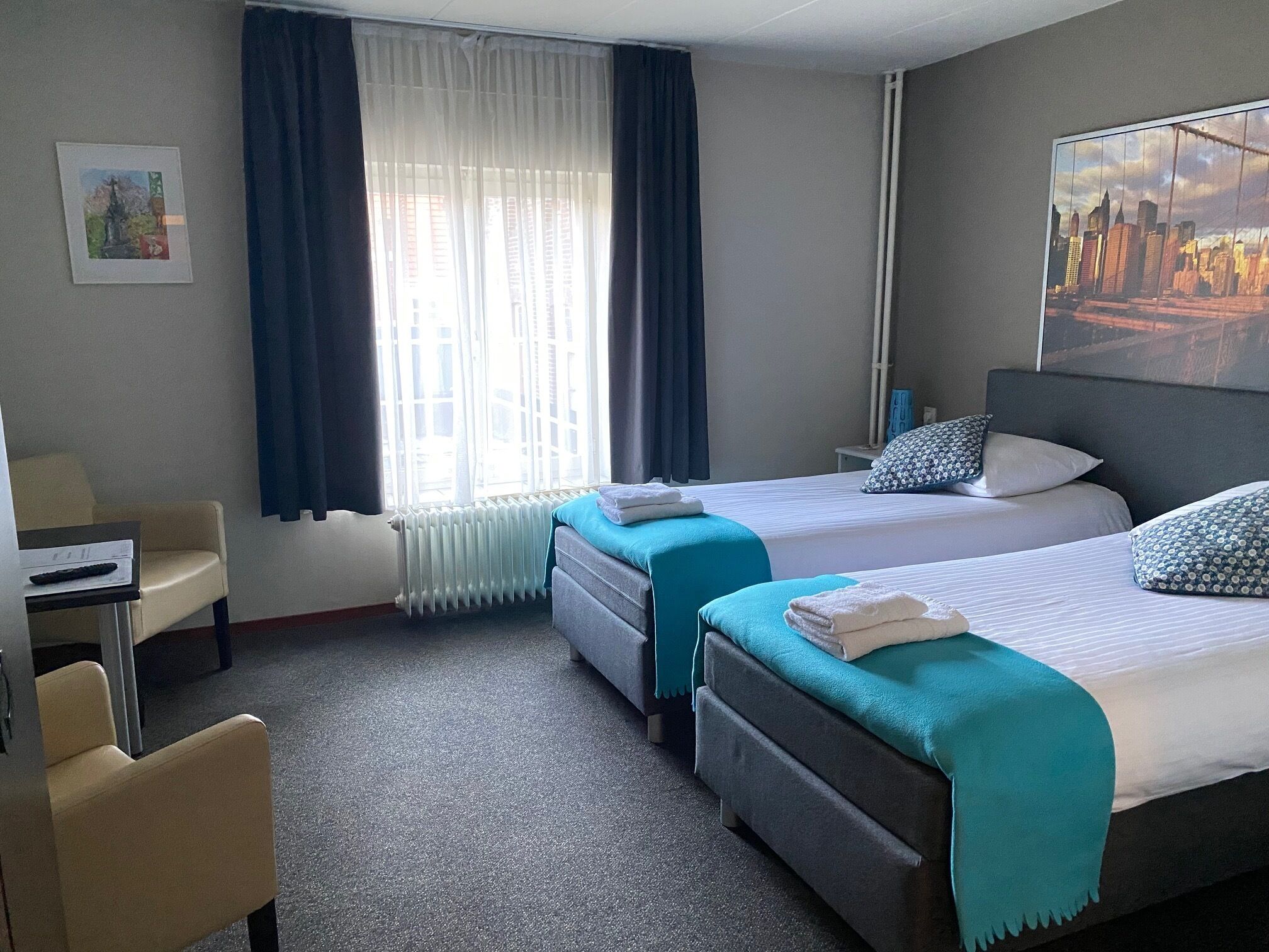 Chambre avec lits jumeaux