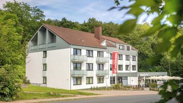 Majoituspaikan julkisivu