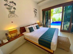 One Bedroom Villa with Private Pool | Minibar, in-room safe, blackout drapes, free WiFi - La Bella - Hotel Villa & Spa (Gili Trawangan)