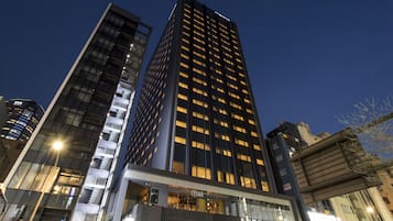 Front of property - evening/night