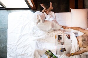 Deluxe Double Room, Pool View | Minibar, in-room safe, desk, iron/ironing board - The Butterfly Pea (Siem Reap)