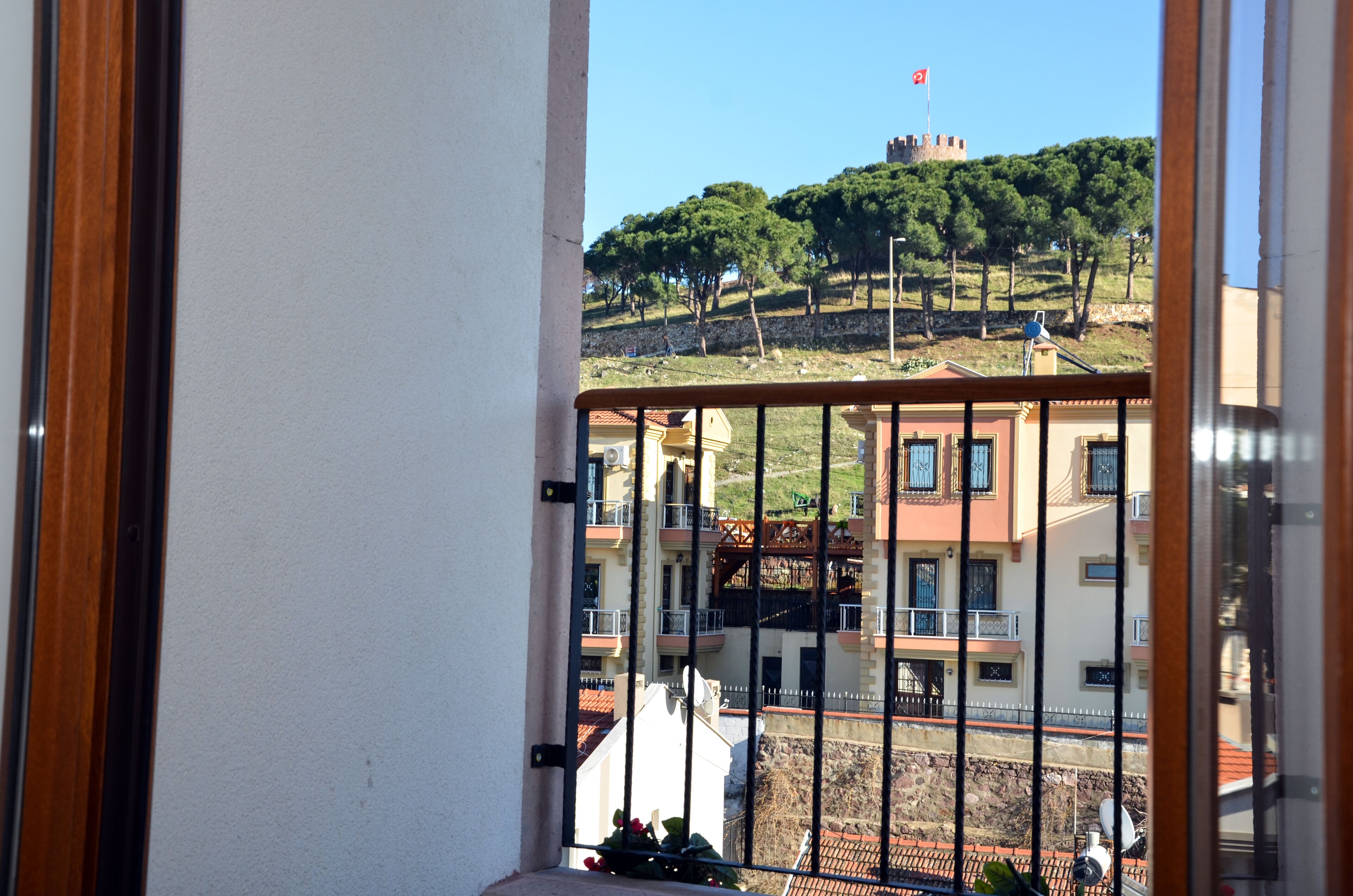 deluxe double room, city view | balcony view