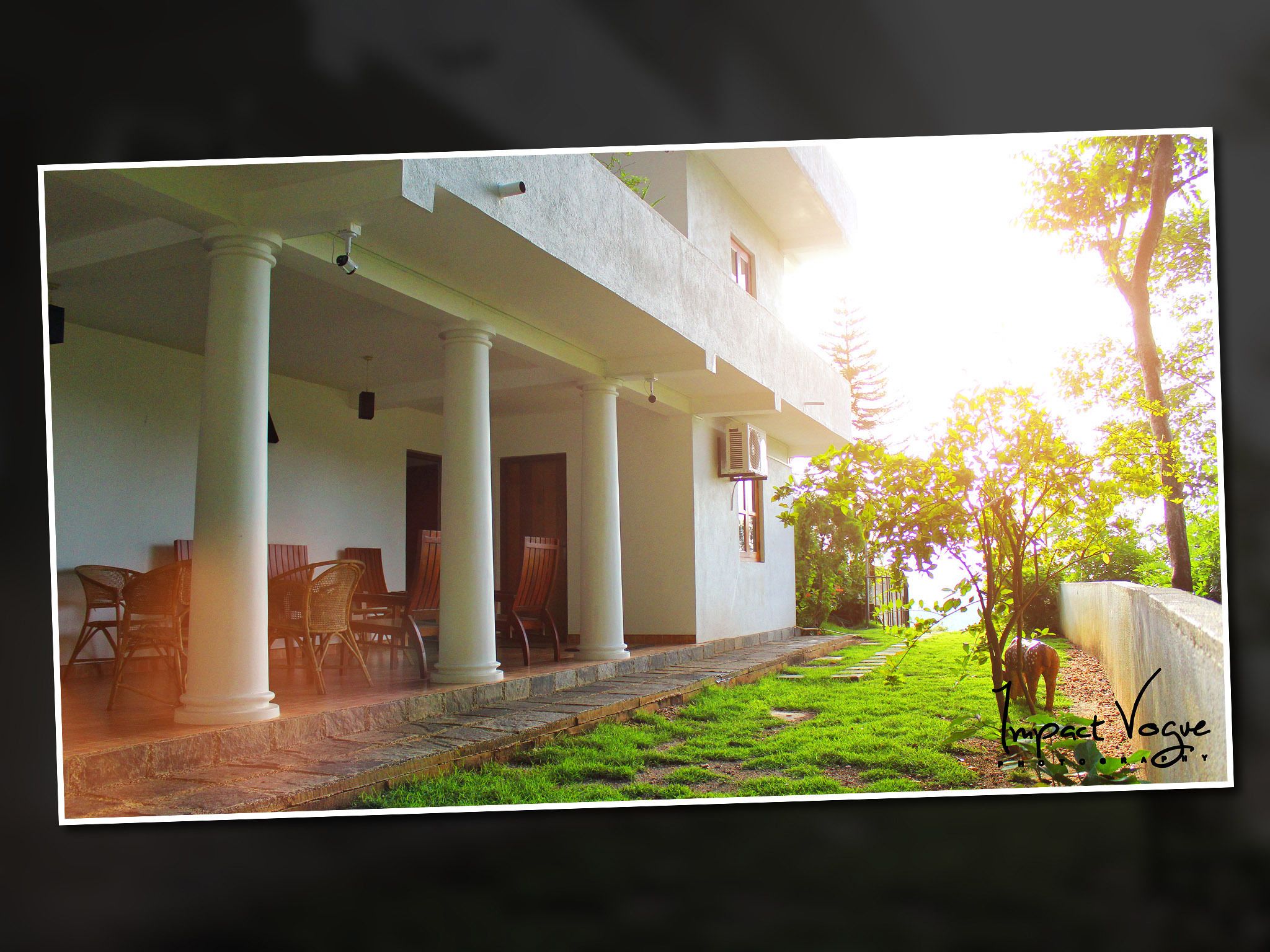 Façade de l’hébergement