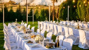 Área externa para casamento