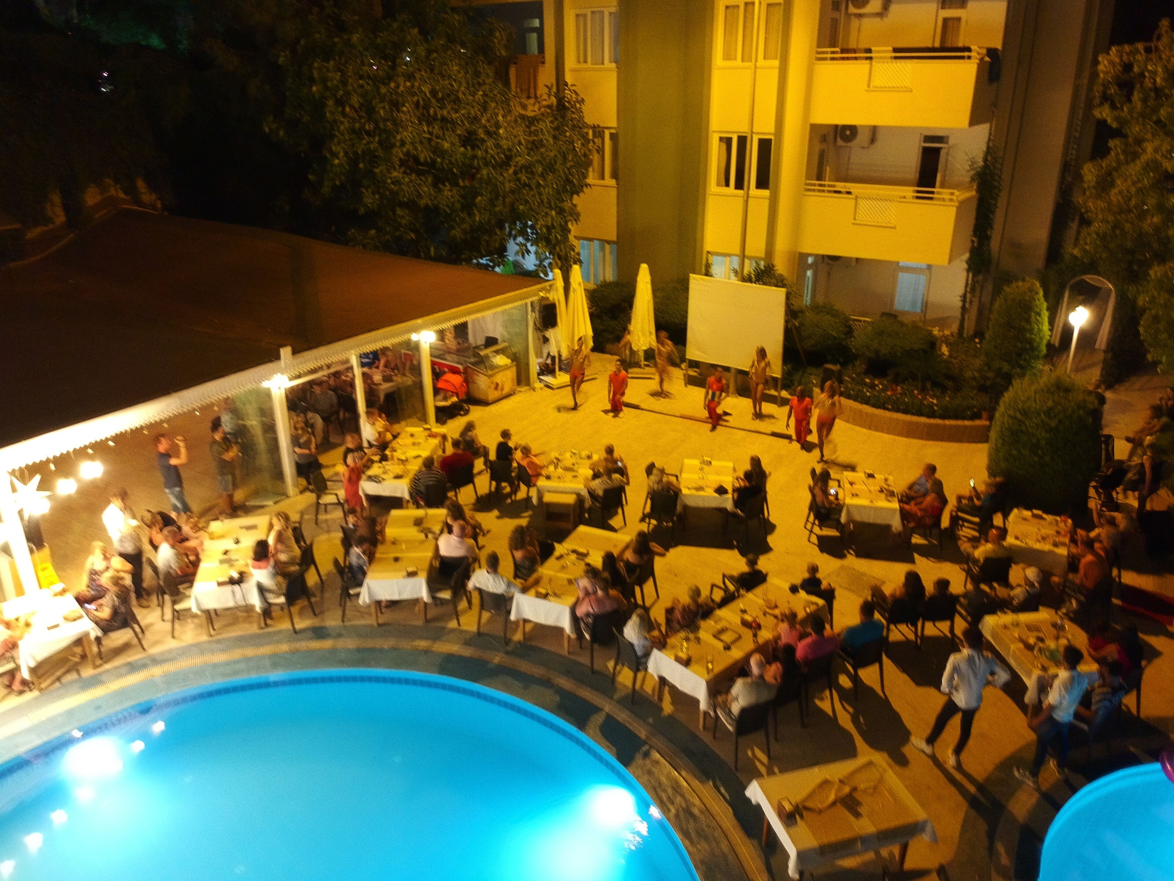 Front of property – evening/night